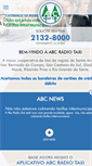 Mobile Screenshot of abcradiotaxi.com.br